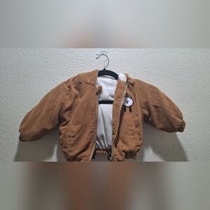 Brown Corduroy Baby Jacket